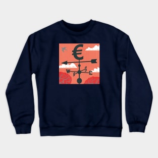 Caspian_euro weather vane Crewneck Sweatshirt